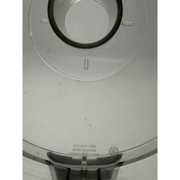 Cuisinart Prep 11 Plus Food Processor Work Bowl DLC-2011-WBN Clear Black Handle - Picture 3 of 3